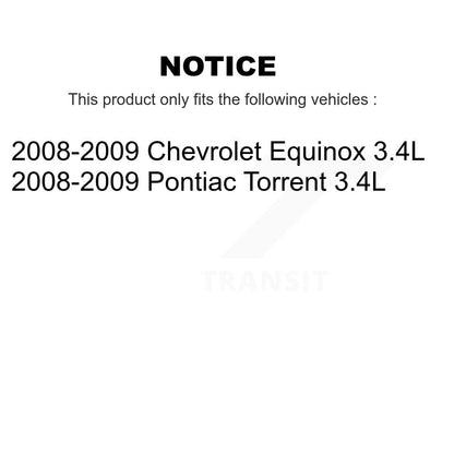 Kit de biellette et de liaison de bras de commande inférieur, roulement avant gauche (5 pièces) pour Chevrolet 3.4