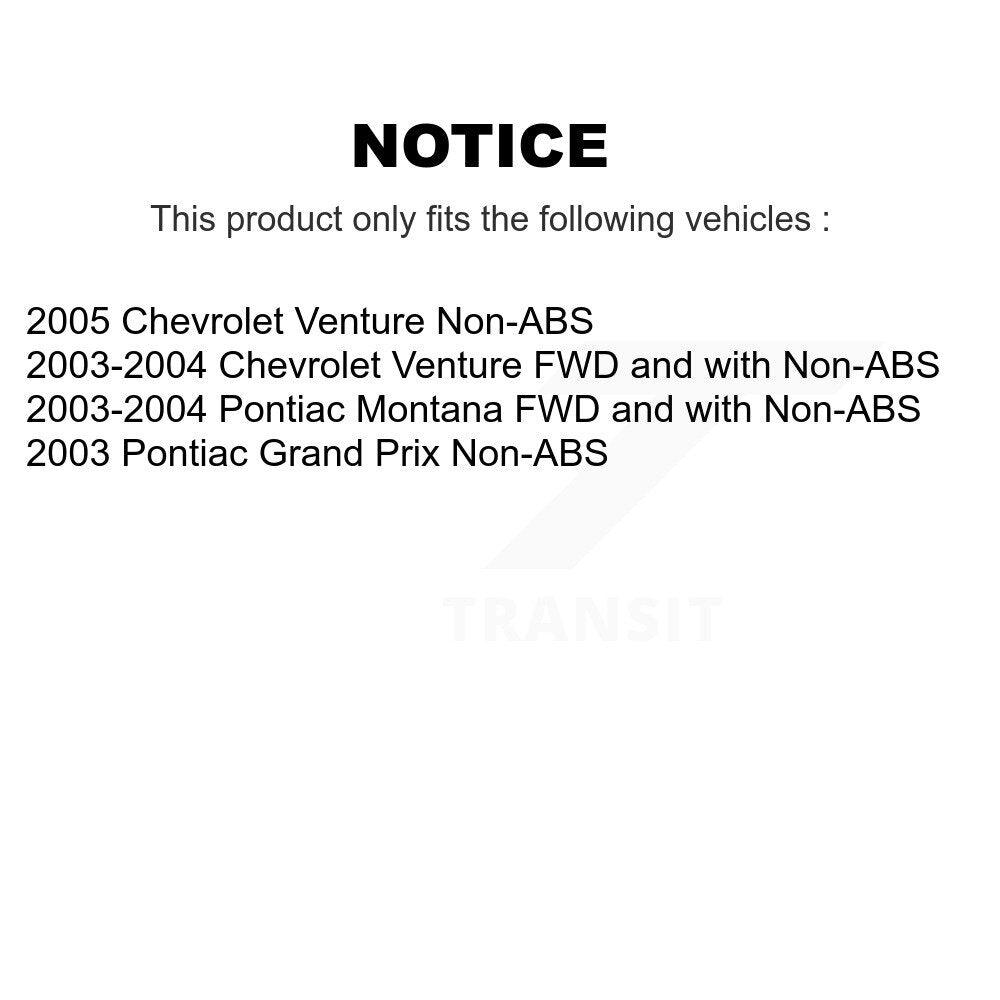 Kit de liaison de biellette de direction extérieure, roulement avant gauche, bras de commande inférieur, pour Pontiac Montana