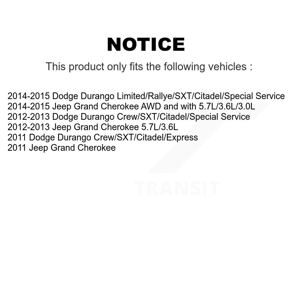 Kit de liaison de biellette de direction, roulement avant gauche, bras de commande supérieur, rotule inférieure, pour Jeep