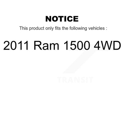 Roulement de moyeu avant droit, bras de commande supérieur, rotule inférieure, Kit de liaison de biellette de direction pour