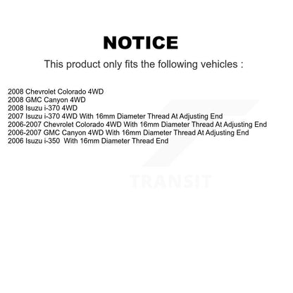 Kit de biellette de direction et de liaison extérieure, roulement avant droit, Joint à rotule inférieur, pour Chevrolet GMC