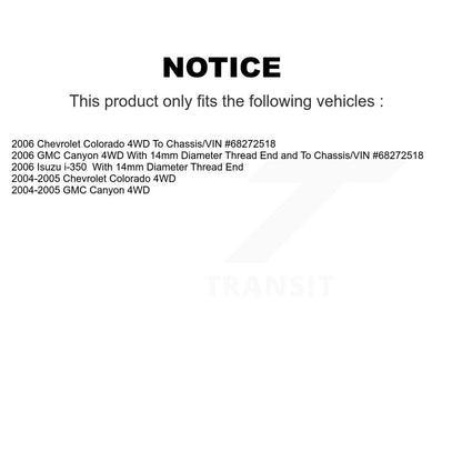 Kit de liaison de biellette de direction extérieure, roulement de moyeu avant gauche, Joint à rotule inférieur pour Chevrolet GM
