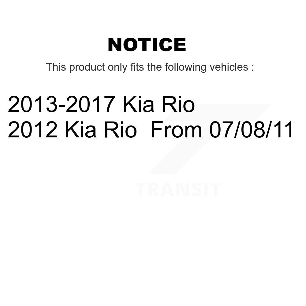 Kit de biellette de direction et de liaison intérieure extérieure de rotule inférieure de roulement avant (10 pièces) pour Kia Ri