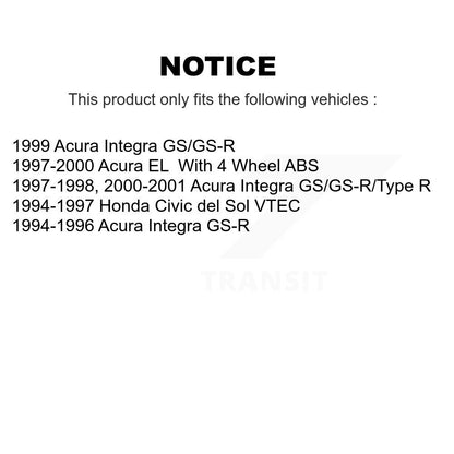 Kit de liaison de rotule inférieure de roulement avant, pour Acura Integra EL Honda Civic del So