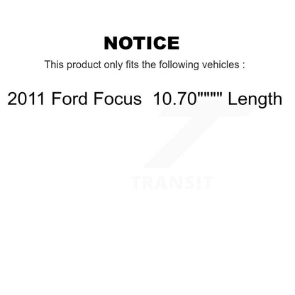 Kit de liaison de rotule inférieure de roulement de roue avant, pour Ford Focus 2011, longueur de 10.70 pouces