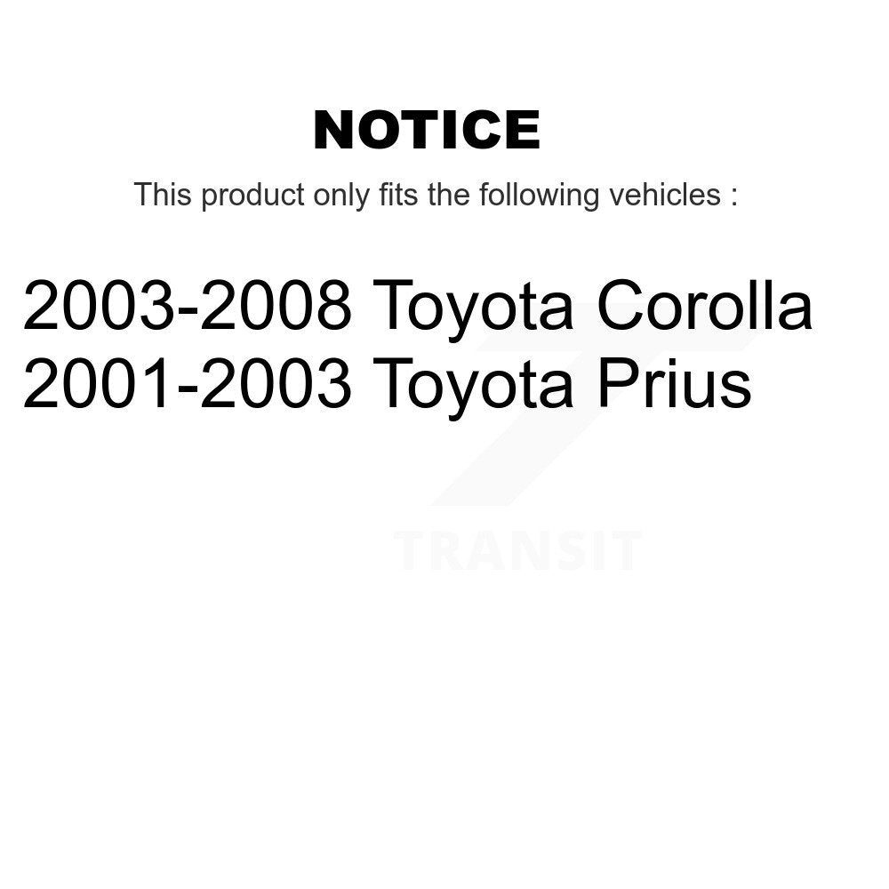 Kit de liaison de barre stabilisatrice, roulement de roue avant, Joint à rotule inférieur, pour Toyota Corolla Prius