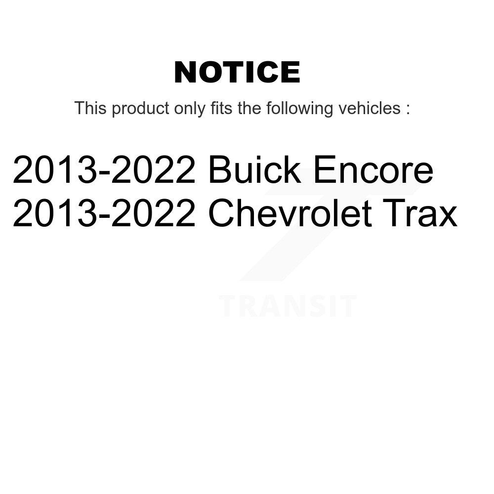 Kit de liaison de barre stabilisatrice de rotule inférieure de roulement avant pour Buick Encore Chevrolet Tra