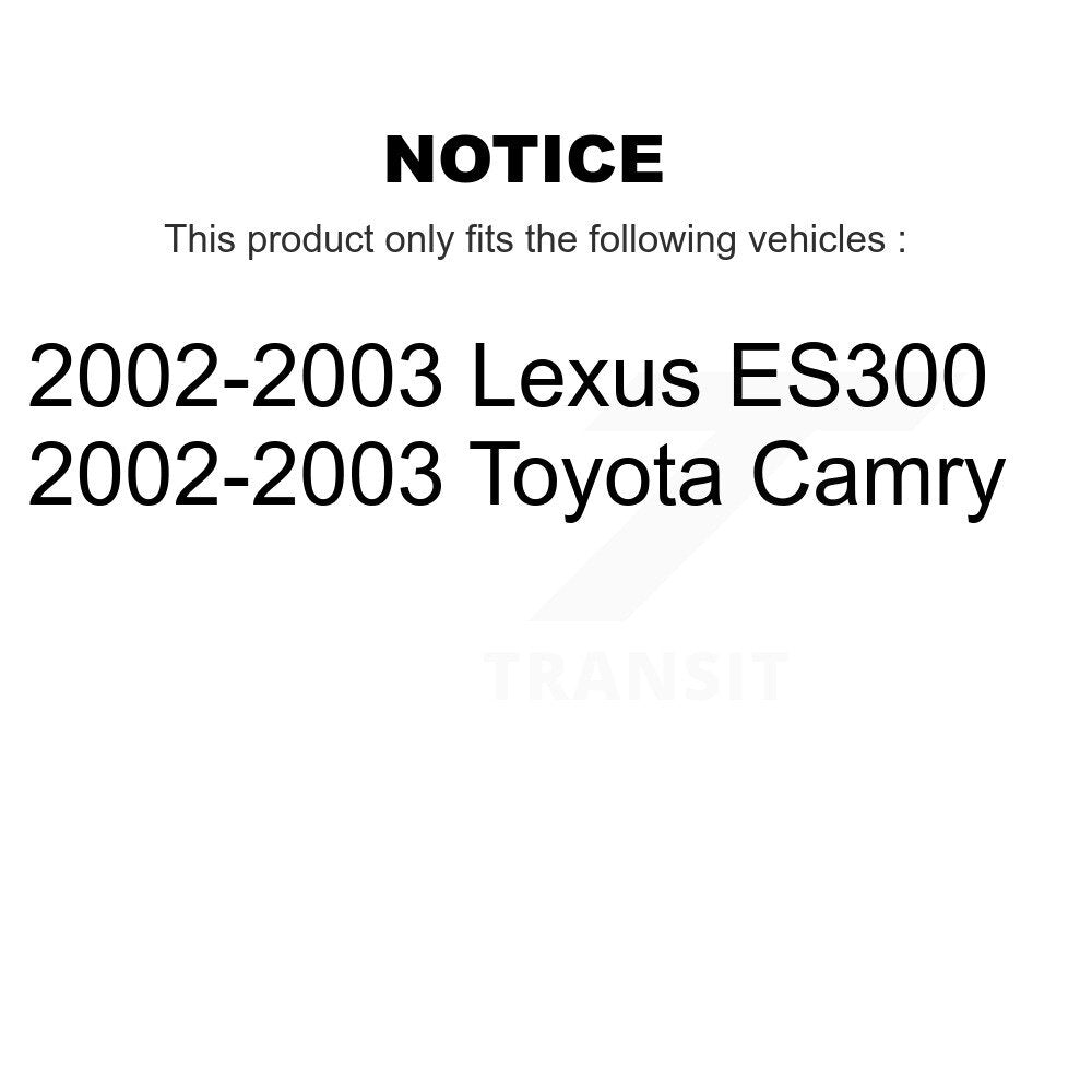 Kit de rotule inférieure et de liaison, roulement avant, pour Toyota Camry Lexus ES30 2002 – 2003