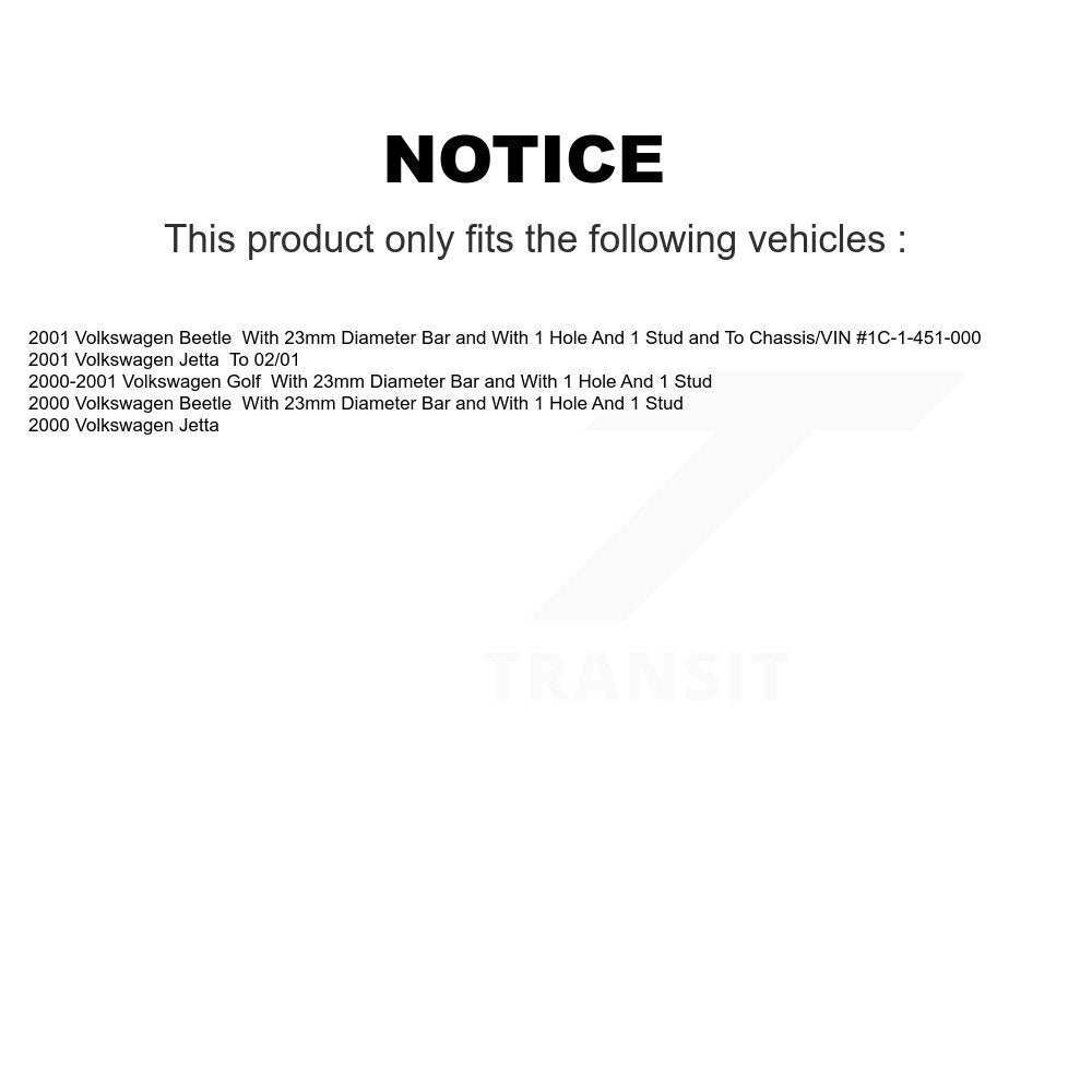 Kit de liaison de biellette de direction extérieure, bras de commande inférieur, roulement avant (8 pièces) pour Volkswagen Gol