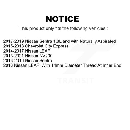 Kit de biellette de direction et de liaison intérieure extérieure de rotule inférieure de roulement avant (10 pièces) pour Nissan