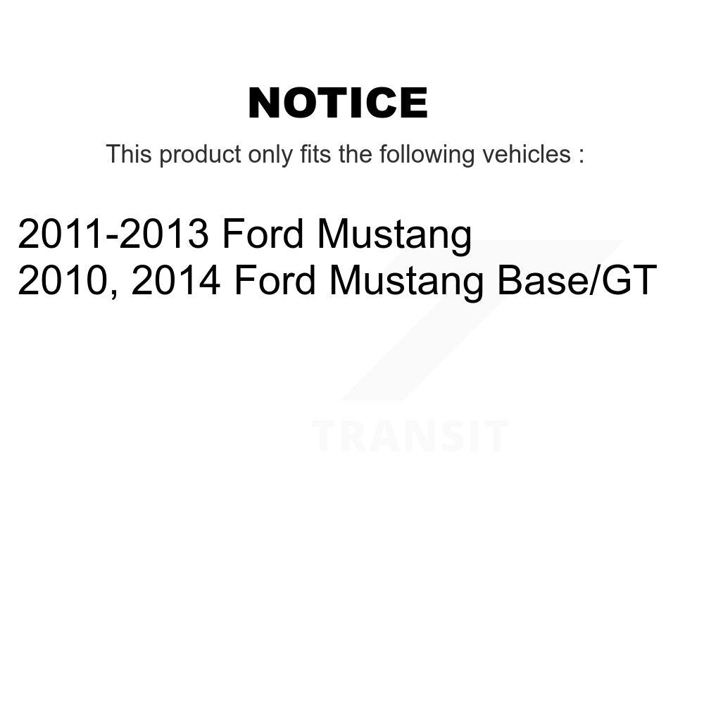 Kit de liaison de barre stabilisatrice de biellette de direction extérieure de rotule inférieure de roulement avant pour Ford Mustang