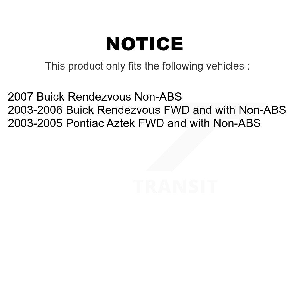 Kit de liaison de biellette de direction extérieure, roulement avant, rotule inférieure, pour Buick rendez-vous Azte