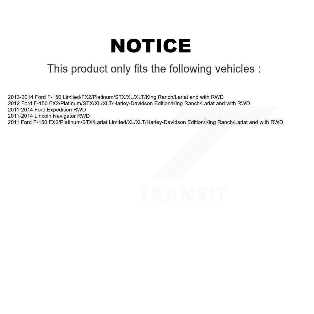 Kit de rotule inférieure et de liaison de roulement de moyeu avant, pour Ford F-150 Expedition Lincoln