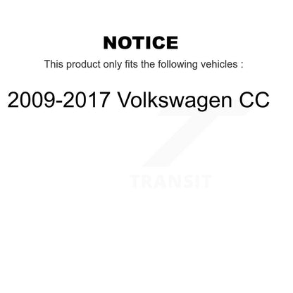 Kit de biellette de direction et de liaison extérieure de rotule inférieure de roulement avant (8 pièces) pour Volkswagen CC