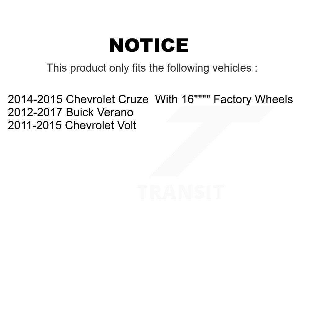 Kit de biellette de direction et de liaison extérieure, bras inférieur de roulement avant (8 pièces) pour Chevrolet Cruze Buic