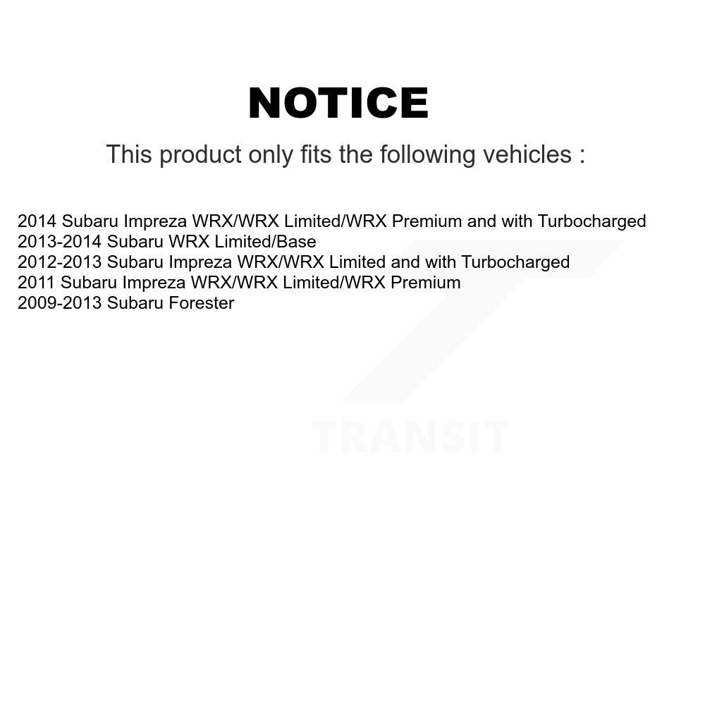 Kit de liaison de biellette de direction extérieure, bras inférieur de roulement avant (8 pièces) pour Subaru Forester Imprez