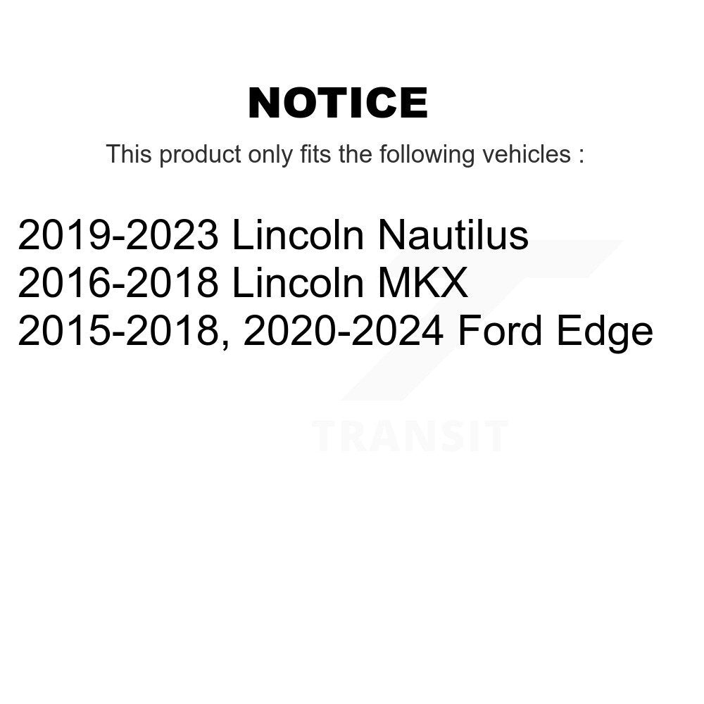 Kit de liaison de bras de commande inférieur, roulement de moyeu avant, pour Ford Edge Lincoln Nautilus MKX