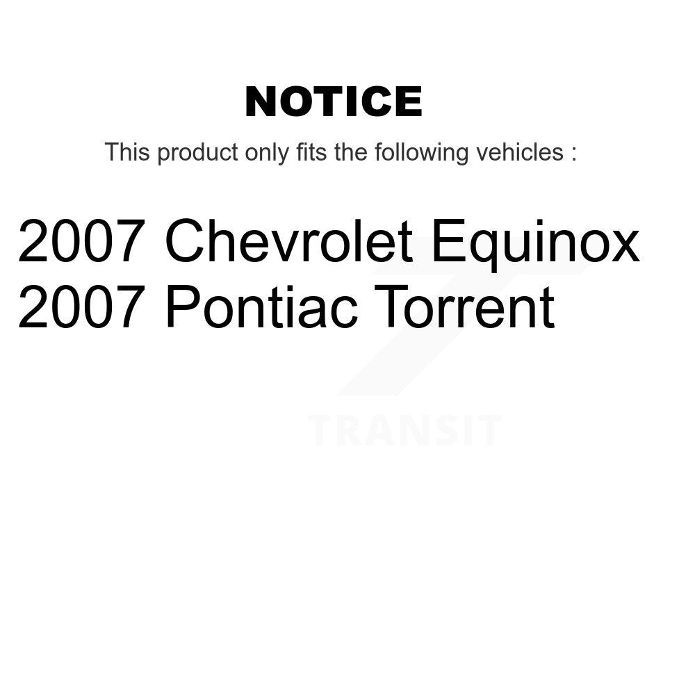 Kit de biellette de direction et de liaison intérieure extérieure de bras inférieur de roulement avant (10 pièces) pour Chevrolet 2007