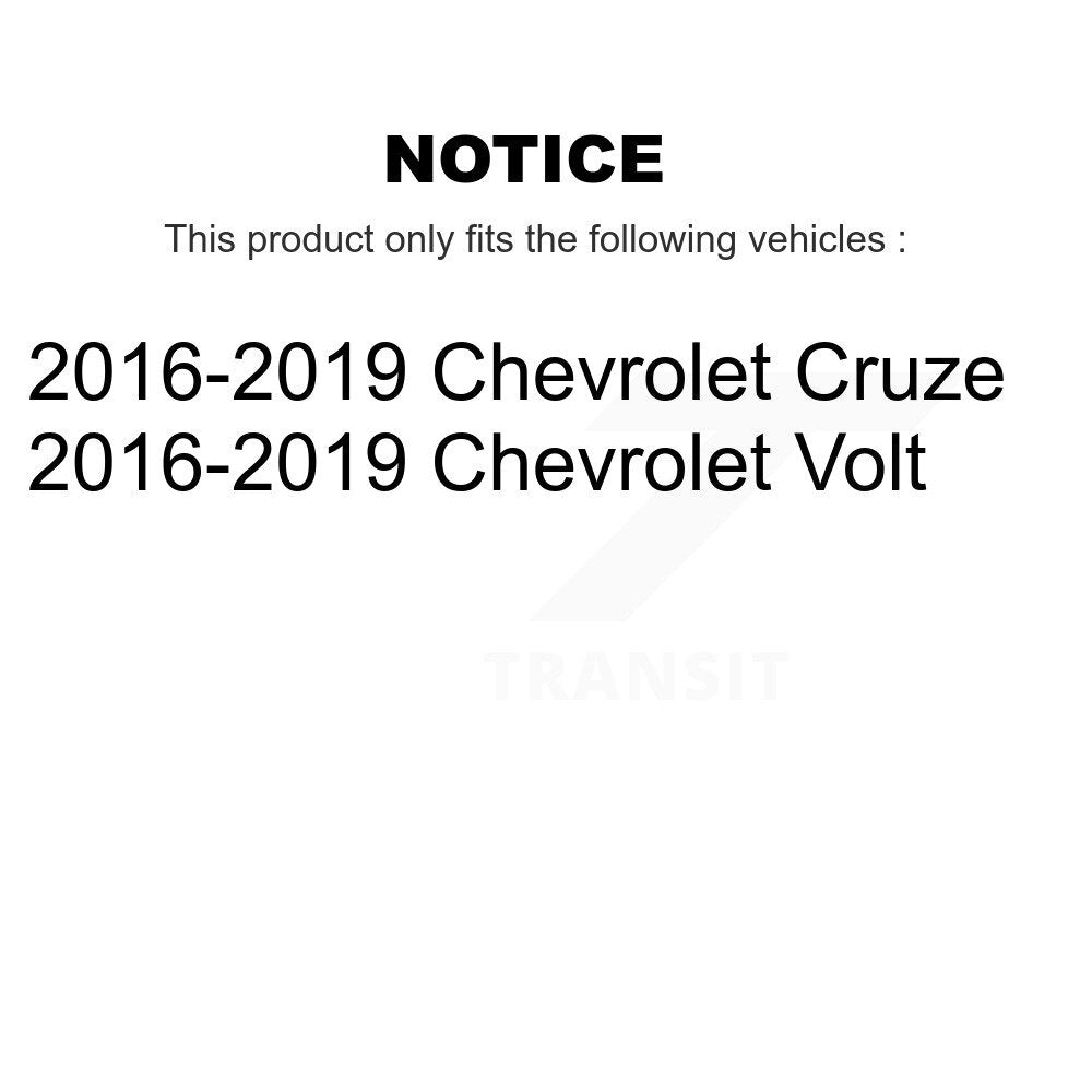 Bras de commande inférieur à roulement avant avec Kit de liaison BJ (6 pièces) pour Chevrolet Cruze Volt