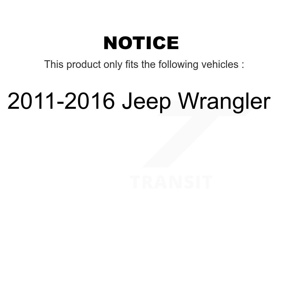 Kit de biellette de direction et de liaison extérieure, roulement avant supérieur et inférieur, pour Jeep Wrangler