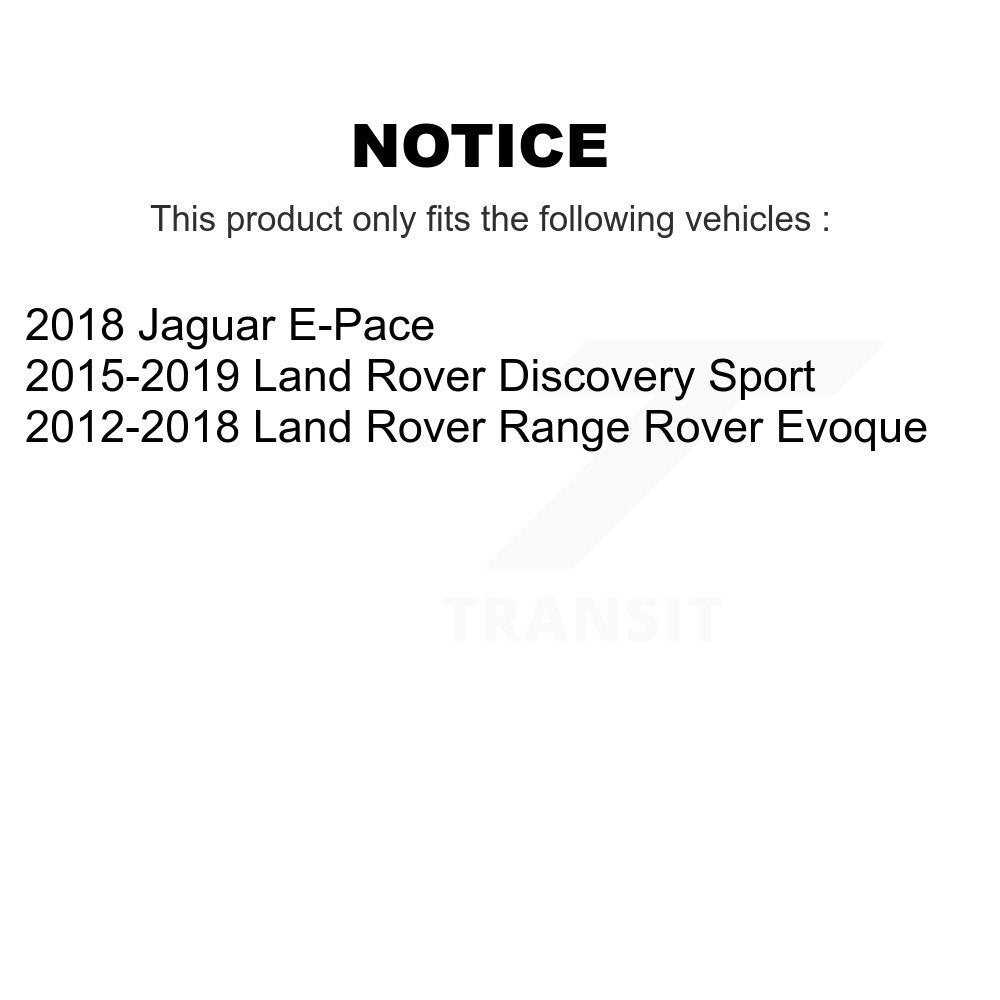 Kit de liaison de roulement de roue avant, pour Land Rover Range Evoque Discovery Sport Jaguar