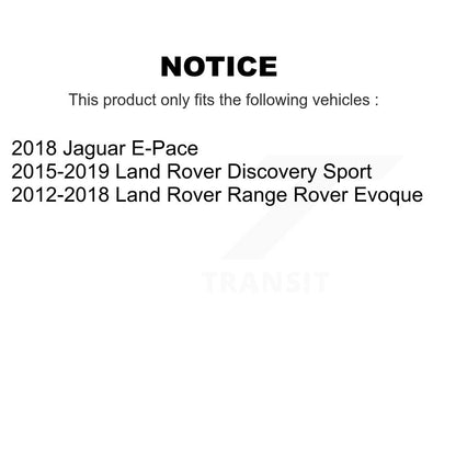 Kit de liaison de roulement de roue avant, pour Land Rover Range Evoque Discovery Sport Jaguar