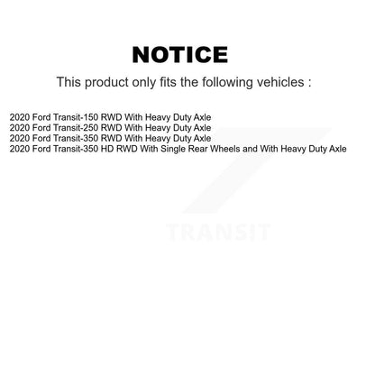 Kit de liaison de roulement de moyeu avant, Kit de rotule inférieure pour Ford Transit-250 Transit-15