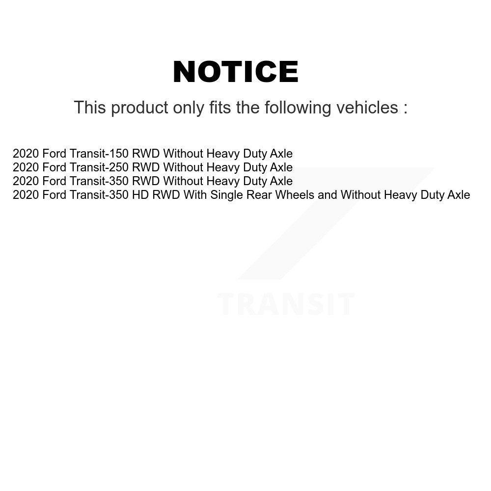 Kit de liaison de roulement de moyeu avant, Kit de rotule inférieure pour Ford Transit-250 Transit-15