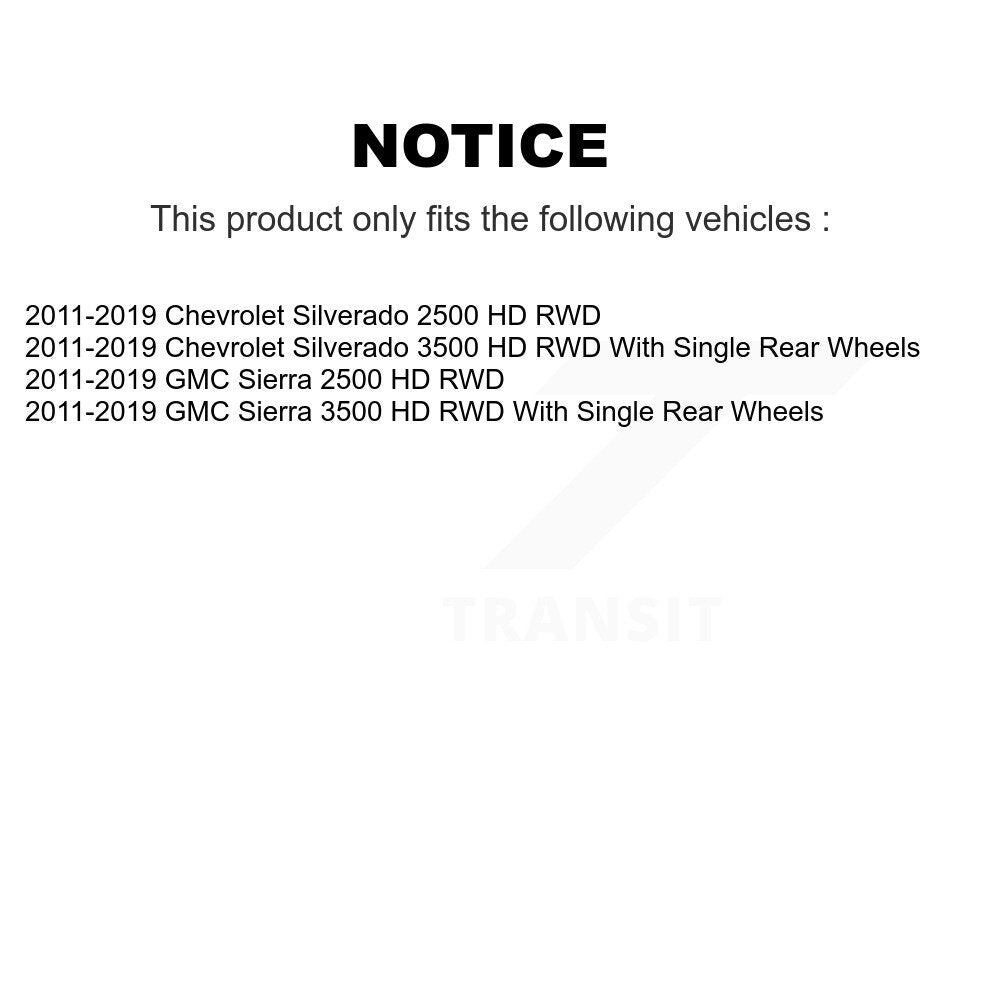 Kit de liaison de roulement de moyeu avant, Kit de rotule inférieure pour GMC Chevrolet Sierra 2500 H