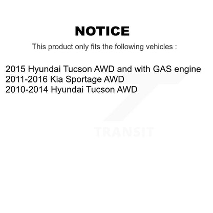 Kit de rotors de frein à disque avant et arrière, pour Hyundai Tucson Kia Sportage K8-101445