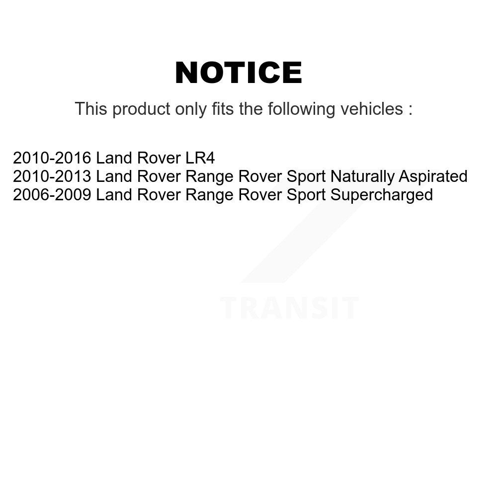 Kit de rotors de frein à disque avant et arrière, pour Land Rover Range Sport LR4 K8-101483
