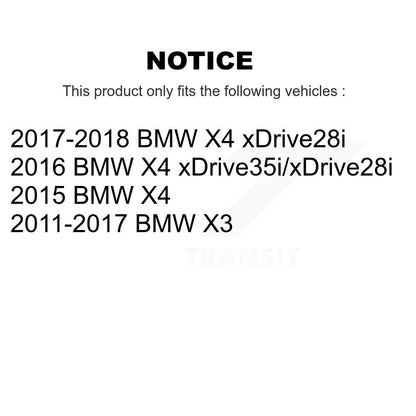 Kit de disques de frein à disque avant et arrière, pour BMW X3 X4 K8-101591