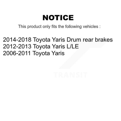 Kit de tambours de rotors de frein à disque avant et arrière pour Toyota Yaris K8-101963