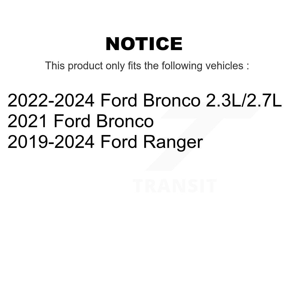 Kit de rotors de frein à disque avant et arrière pour Ford Ranger Bronco K8-102244
