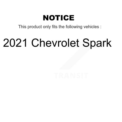 Kit de disques de frein à disque avant et arrière pour Chevrolet Spark 2021 K8-102247