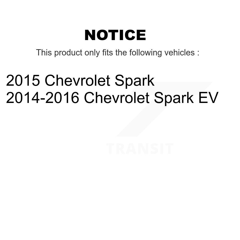 Kit de disques de frein à disque avant et arrière, pour Chevrolet Spark EV K8-102248