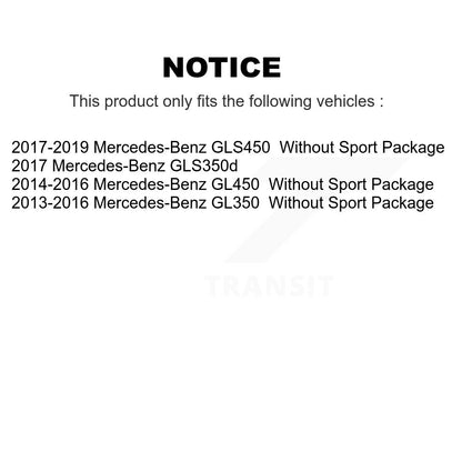 Kit de rotors de frein à disque avant et arrière, pour Mercedes-Benz GL350 GLS450 GL450 GLS350d
