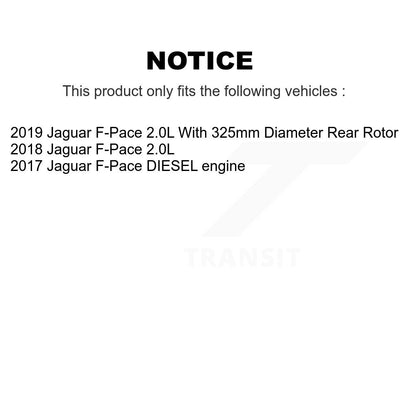Kit de disques de frein à disque avant et arrière pour Jaguar F-Pace K8-102359