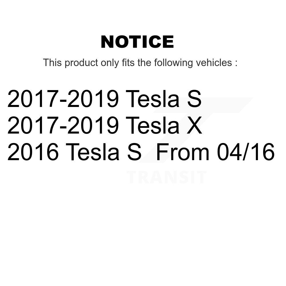 Kit de disques de frein à disque avant et arrière pour Tesla S X K8-102367