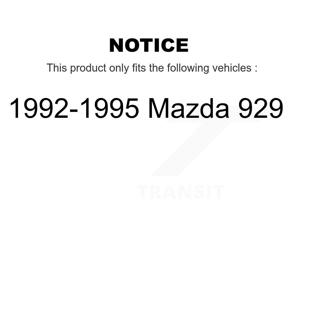 Kit de rotors de frein à disque avant et arrière pour Mazda 929 1992-1995 K8-102394