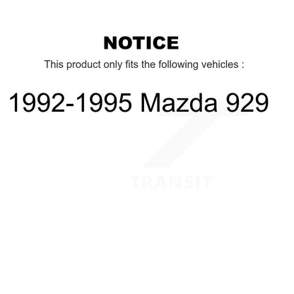 Kit de rotors de frein à disque avant et arrière pour Mazda 929 1992-1995 K8-102394