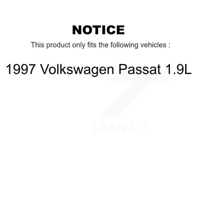 Kit de rotors de frein à disque avant et arrière pour Volkswagen Passat 1.9L 1997 K8-102422