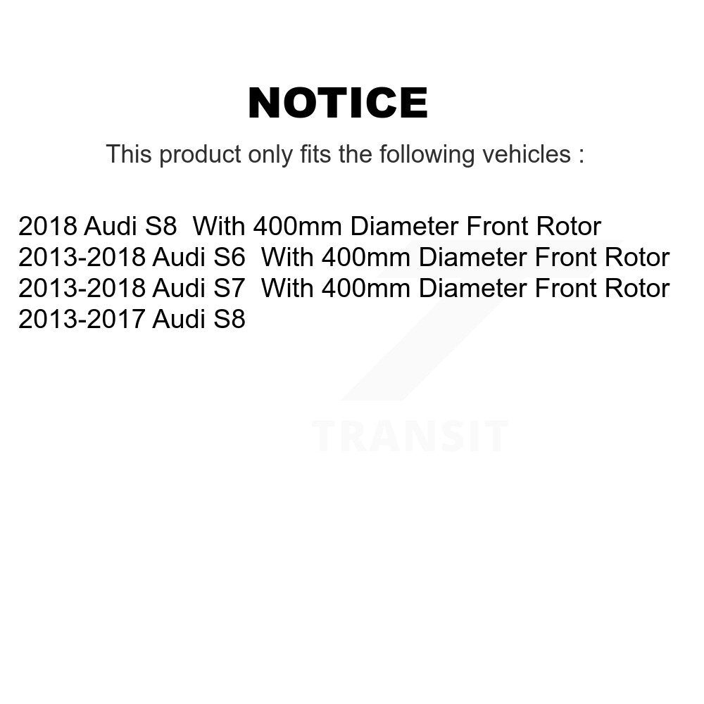 Kit de disques de frein à disque avant et arrière, pour Audi S6 S7 S8 K8-102442