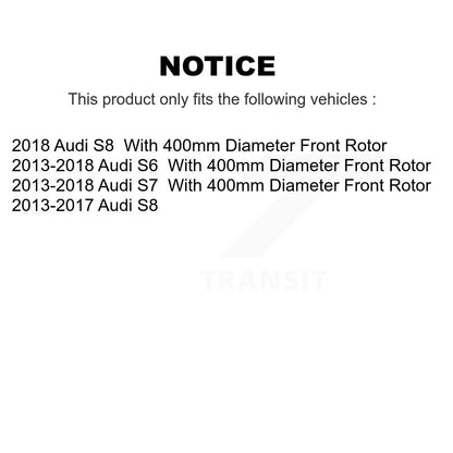 Kit de disques de frein à disque avant et arrière, pour Audi S6 S7 S8 K8-102442