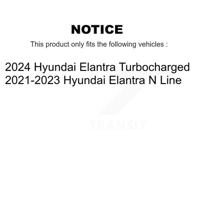 Kit de disques de frein à disque avant et arrière, pour Hyundai Elantra K8-102486