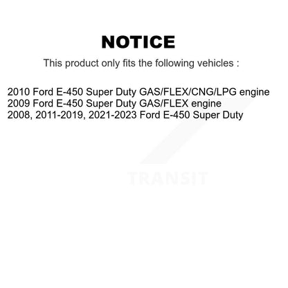 Kit de disques de frein à disque arrière et plaquettes semi-métalliques pour Ford E-450 Super Duty