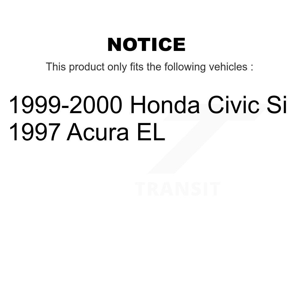 Kit de plaquettes en céramique et de rotors de frein à disque avant et arrière, pour Honda Civic Acura EL