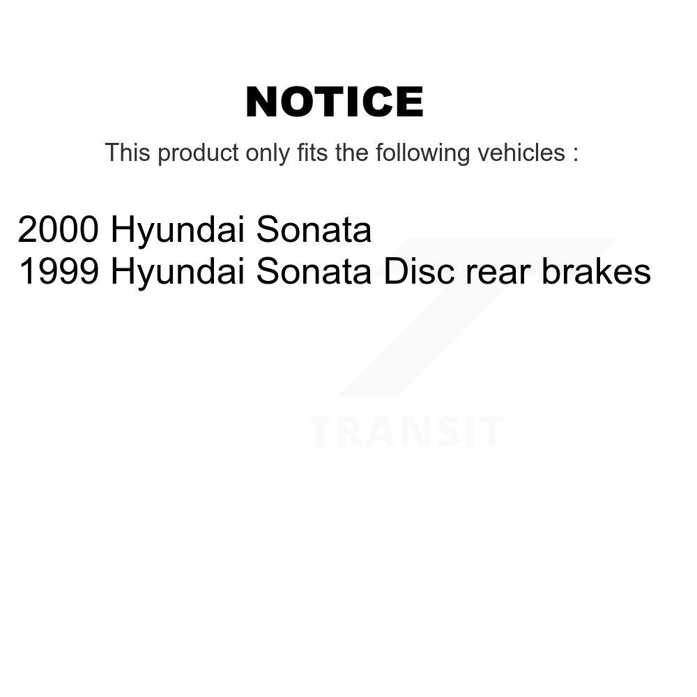 Kit de plaquettes en céramique et de rotors de frein à disque avant et arrière, pour Hyundai Sonata K8A-102277