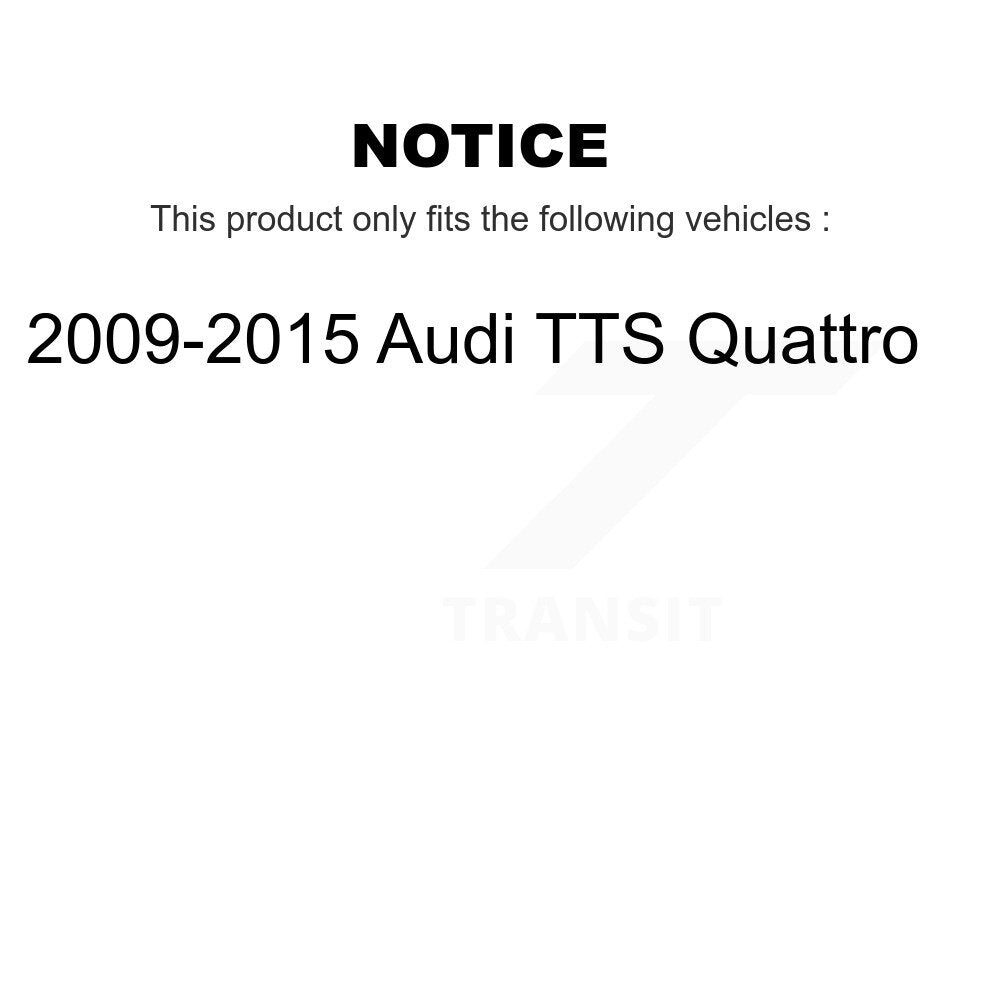 Kit de rotors de frein à plaquettes en céramique, semi-métalliques, avant et arrière, pour Audi TTS Quattr 09-15