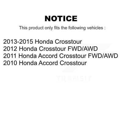 Kit de plaquettes en céramique et de disques de frein avant et arrière, pour Honda Accord Crosstour